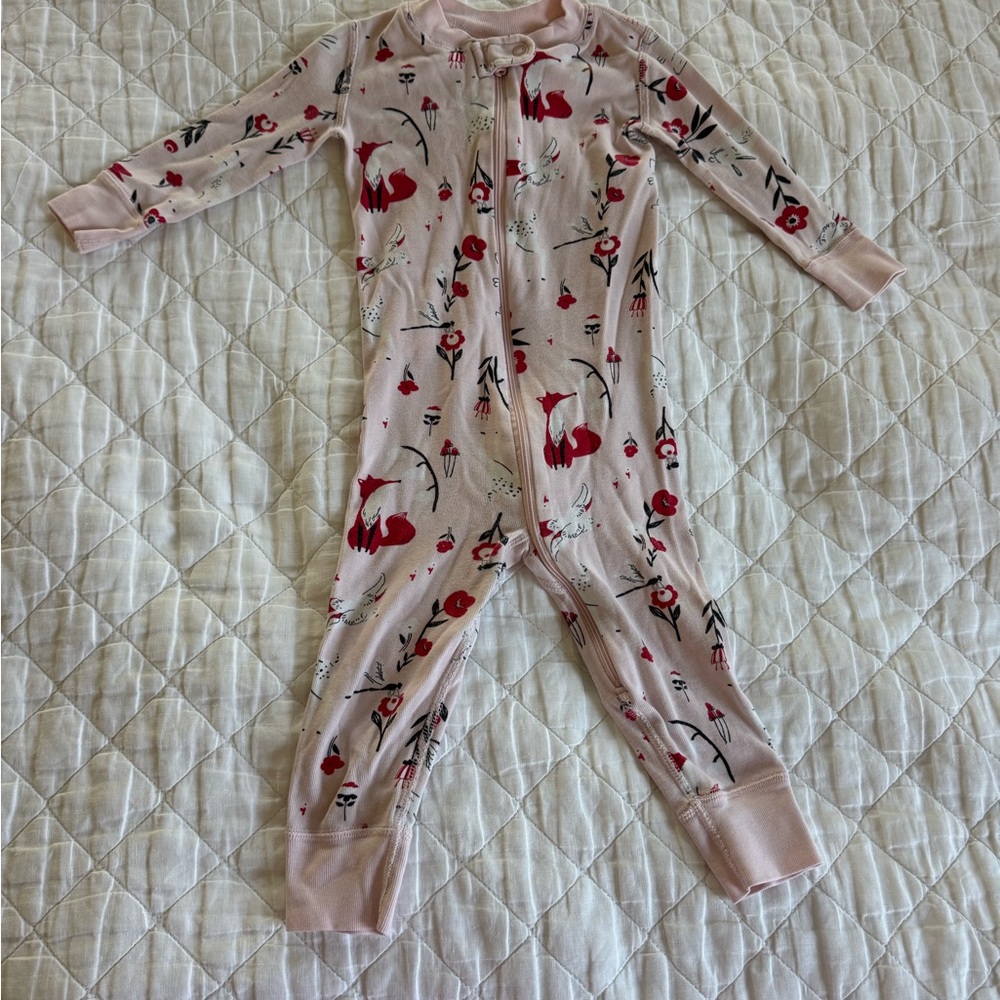 Floral Pink Kids One Piece